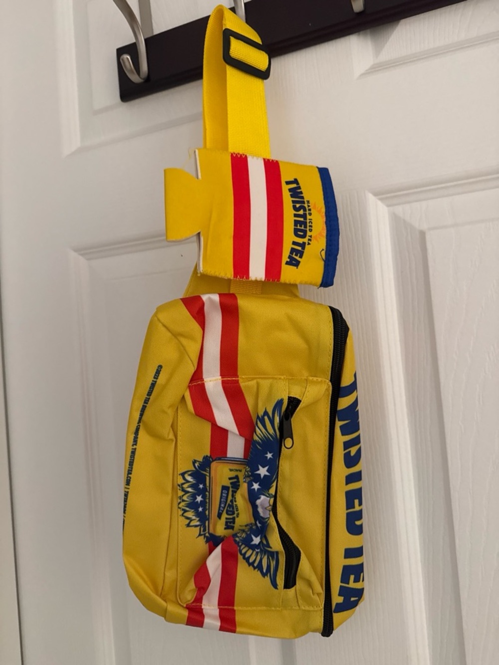 Twisted Tea Yellow Logo Belt Bag with Can Cooler BRAND NEW W/O tags
